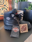 Nowe buty Harley Davidson trzewiki botki 27 czarne skórzane 