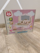 elefun drewniana mała wizażystka toaletka kosmetyczka kosmetyki okazja