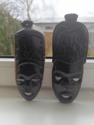 Maska maski z hebanu heban 