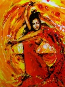 Obraz oryginalny "Flamenco" 2017