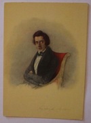 FRYDERYK CHOPIN, Portret 1836 r. AUTOGRAF CHOPINA, CZYSTA
