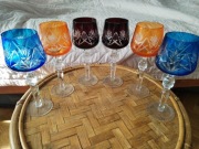 Kieliszki do wina Remery kolorowe Hortensja 6szt.