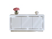 klasyczna BIAŁA LUSTRZANA KOMODA