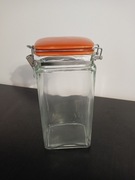 Słoik ozdobny zamykany duży na prezent przechowywanie żywności.