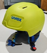 Kask narciarski dziecięcy Uvex 51-55 cm zielony regulowany