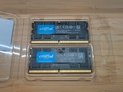 Pamięć RAM Crucial 32GB (2x16GB) 5600MHz CL46 SODIMM + Adaptery