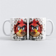 KUBEK 330ml z postacią z kreskówki filmu - ANGRY BIRDS
