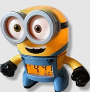 BulbBotz Minionki Minionek Bob zegar Budzik Clic Time Świeci 16cm 