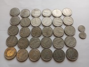 1 złoty zestaw 22 sztuk 1978-1990