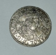3 Krajcary Hall 1648 Austria Ferdynand Karol