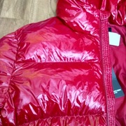 Kurtka LAWRENCE GRAY L 42 połysk błyszcząca latex shiny burgundowa,nowa