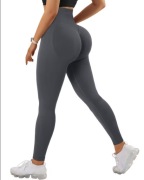 RXRXCOCO Legginsy z Wysokim Stanem Scrunch Butt Nieprzezroczyste Push Up 