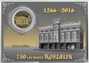 Złoty Szeląg. Koszalin 1266-2016, Ratusz XIXw.Rok emisji 2014.