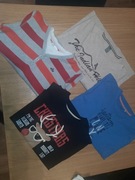 20# 2 swetry, 2 bluzki długi rękaw, 146-152cm