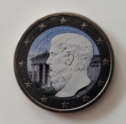 2 euro okolicznościowe Grecja 2013 Platon - 2 EURO KOLOR