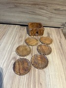 Zestaw podstawek pod szklanki vintage