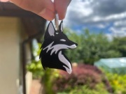 brelok ozdoba do kluczy przystojny lis