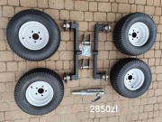 Zawieszenie tandem do budowy przyczepki ATV leśnej