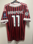 Koszulka Piłkarska Zlatan Ibrahimović 11 AC Milan Retro Vintage UEFA LM XL