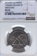 2 ZŁ1995 ATLANTA NGC MS66 ! PIĘKNA RZADKOŚĆ