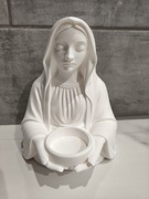 Figurka/świecznik Matka Boska 