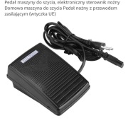 Pedał nożny z przewodem zasilającym (wtyczka UE) marka Akozon