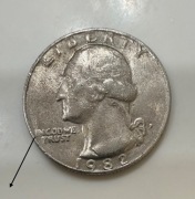 Destrukt Moneta liberty z 1982r. 