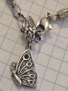 Bransoletka srebrna z zawieszka, 