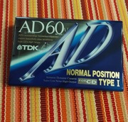 TDK AD 60 min. Japońskie wydanie. 1szt.