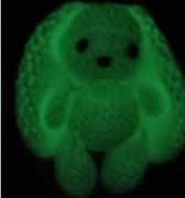 Przytulanka. Miętowy zając, ręcznie robiony