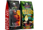 Kawa ziarnista 1kg x2 Bossa Nova + Toucano 100% Arabica Świeżo Palona