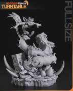 Figurka druk 3D żywica 12K " Crash Bandicoot " - 200 mm