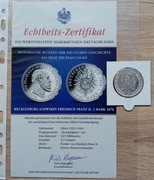 Mecklenburg-Schwerin Friedich II 2 marki 1876 - REPLIKA   Ag 333/1000