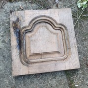 Drzwi z litego drewna stare retro od szafki kuchennej, komody, fronty, frez