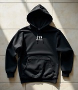 Męska Czarna Bluza M Hustler 777 Basic Center