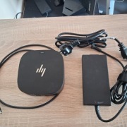 HP USB-C G5 Essential Dock z zasilaczem HP + Stelaż do montażu pod biurkiem