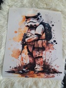 Nowy plakat na płótnie 30x40cm z filmu Gwiezdne Wojny Star Wars 