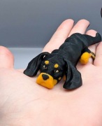 Brelok Coonhound wydruk 3d do kluczy