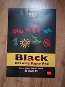 Blok rysunkowy A3 czarny