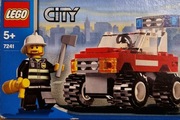 Lego City Strażak w samochodzie 7241