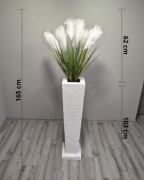 Trawa pampasowa sztuczna kompozycja 165 cm wysoka donica dekoracja prezent