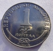 MALEDIWY 1 Rufiyaa 1982 ŁADNA