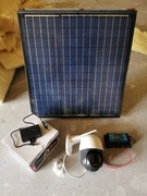 Kamera WIFI/LTE + panel 40W + ster + AKU 17ah