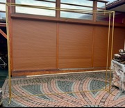 Stelaż ścianka tło ślubne do tkanin przeplatanych