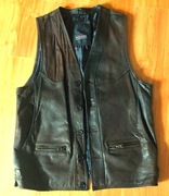 Kamizelka skórzana brązowa M. Flues rozm. M/L 55zł