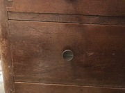 Komoda toaletka z lustrem i szufladami stara