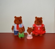 vintage figurki Forest Families, jak Sylvanian Families