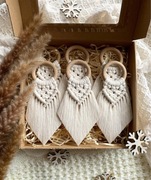 Serwetniki makramowe ozdoba na stół weselny