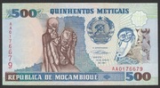 Mozambik 500 meticais 1991 - AA - stan bankowy UNC