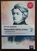 Ponad słowami. Maturalne karty pracy z dziennikiem lektur. Część 2.